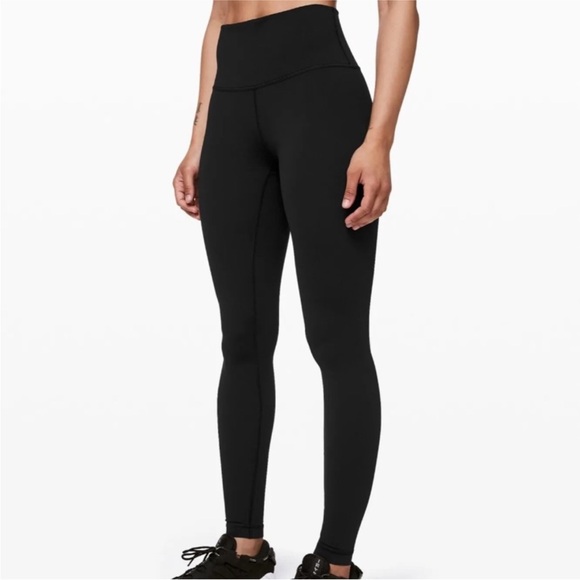 LULULEMON Legging Women 6 Wunder Under Super High Rise Black 28” - Picture 1 of 7